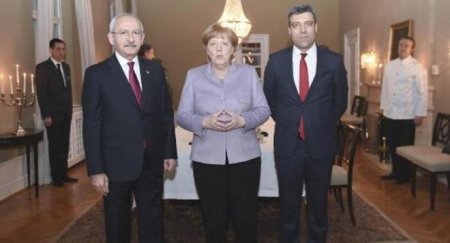 Merkel Kılıçdaroğlu ilə görüşdü