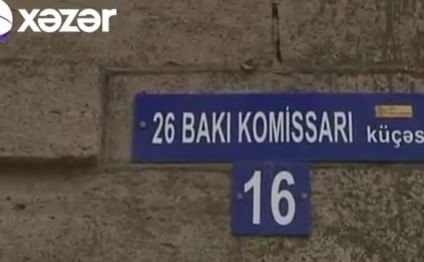Paytaxtda "26 Bakı komissarı" küçəsi: Xalqımıza qarşı soyqırımı törədənlərin adı niyə sökülmür? - VİDEO