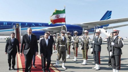 Prezident İlham Əliyev İrana rəsmi səfər edib - YENİLƏNİB - FOTOLAR