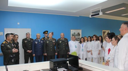 Zakir Həsənov bayramda hərbi hospitalda olub - FOTO