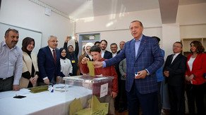 Ərdoğan   ümumxalq səsverməsində iştirak edib