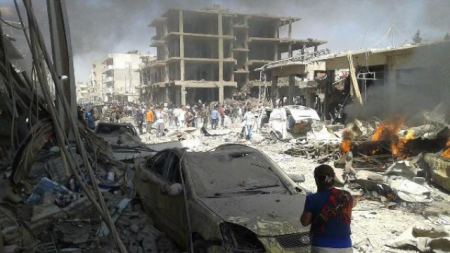 Suriyada partlayış: 22 ölü, 50 yaralı