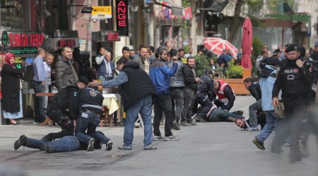 İstanbulda 1 May toqquşması: 207 həbs - Video