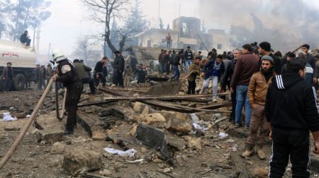 Suriyanın Azaz şəhərində bomba partlayışı beş nəfərin həyatına son qoyub