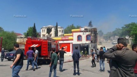 Bakıda güclü yanğın - FOTO
