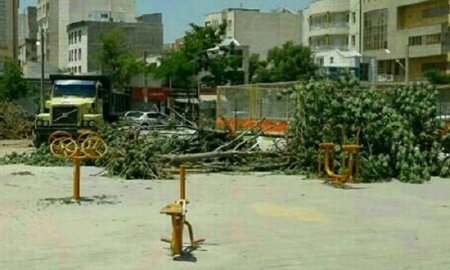 Tehran “Azərbaycan” parkını məhv etdi