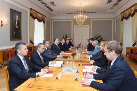 Azərbaycan və Latviya prezidentlərinin geniş tərkibdə görüşü oldu