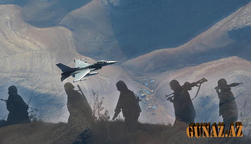 Türkiyə qırıcıları PKK mövqelərini bombaladı