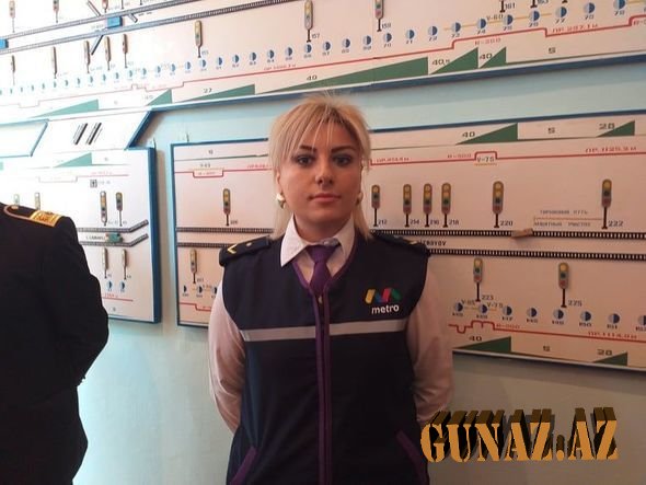 Bakı metrosunun ilk qadın maşinisti: Bu iş mənim üçün çətin deyil
