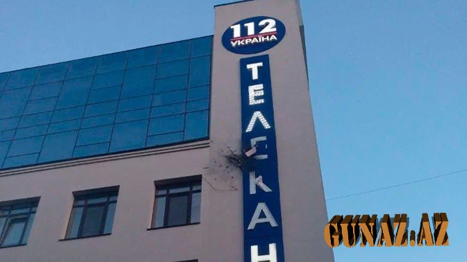 Kiyevdə "112" telekanalının binası qumbaraatandan atəşə tutulub