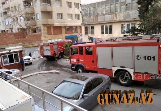 Bakıda güclü yanğın - FHN məlumat yaydı