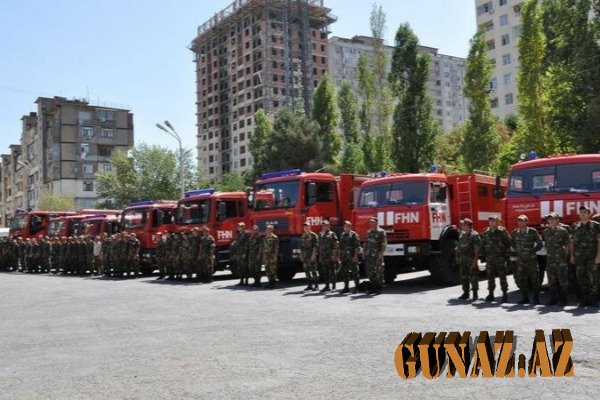 Fövqəladə Hallar Nazirliyi işçiləri peşə bayramını qeyd edir - VİDEO