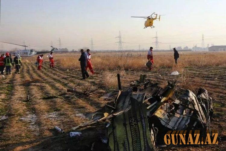 İranda vurulan təyyarənin qara qutusu Kiyevdə yanvarın 20-də açılacaq