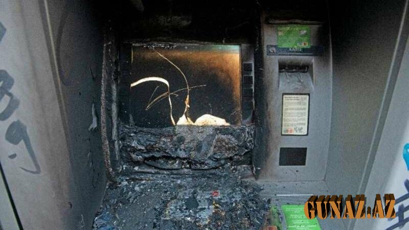 Bankomatları partladıb külli miqdarda pul oğurladılar