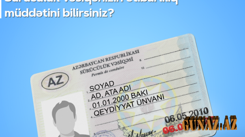 Sürücülük vəsiqələri ilə bağlı yenilik