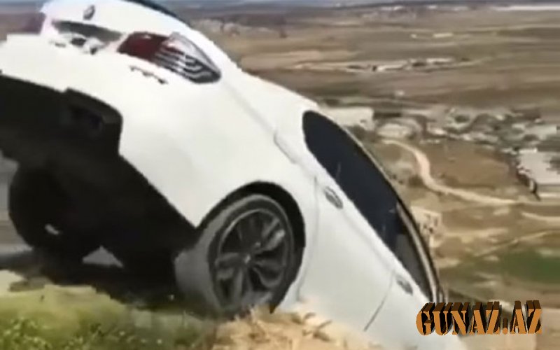 Başqasının avtomobilini dərəyə yuvarlayan şəxs saxlanılıb