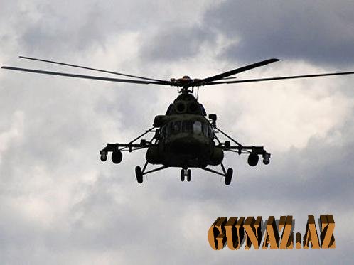Rusiyada hərbi helikopter sərt eniş edib, ölənlər var