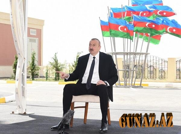 İlham Əliyev Azərbaycan Xalq Cümhuriyyətindən danışdı