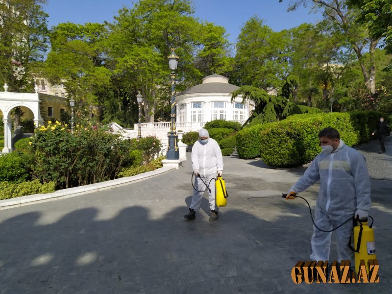Parkların açılmasına son hazırlıqlar həyata keçirilir- FOTO
