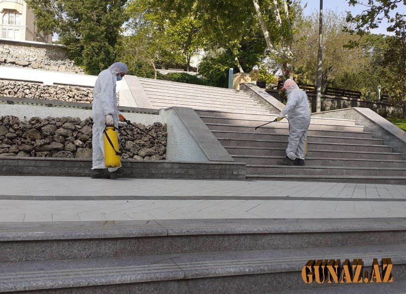 Parkların açılmasına son hazırlıqlar həyata keçirilir- FOTO