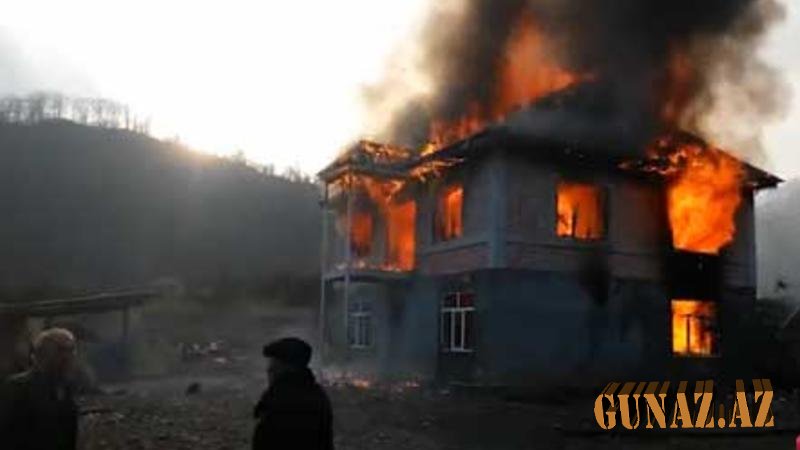Ermənilər daha iki kəndi yandırdı