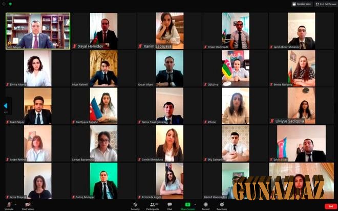 Dövlət qulluğuna qəbul edilmiş əməkdaşların videokonfrans formatında andiçmə mərasimi olub