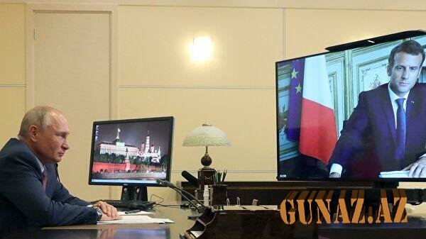 Putinlə Makron ilk dəfə bu cür danışdı