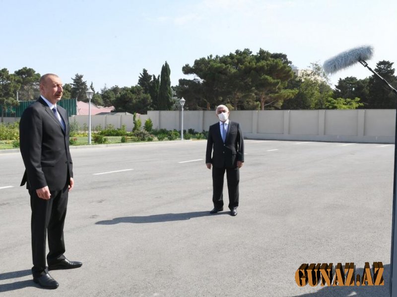 Prezident İlham Əliyev açılışda - FOTO
