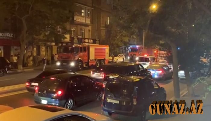 SON DƏQİQƏ: Bakıda yanğın - Küçə bağlandı