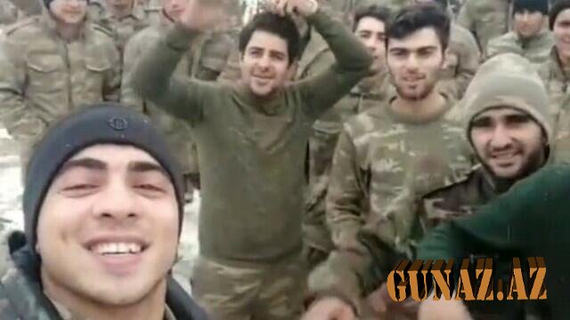 Tərxis olunan əsgər belə yola salındı – Video