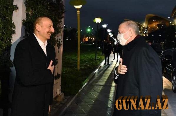 İlham Əliyev və Ərdoğan birgə şam etdi - Video