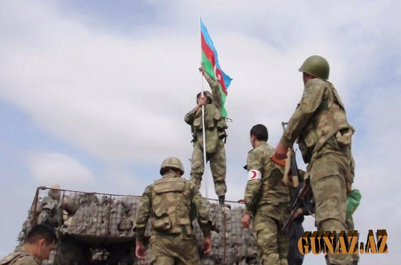 Laçında Azərbaycan bayrağı qaldırıldı - Video