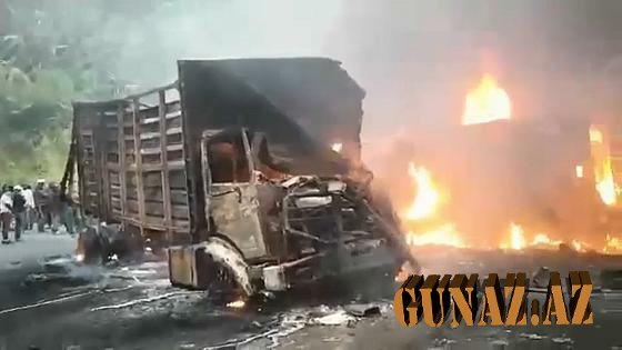 Afrikada dəhşətli qəza: 53 ölü, 29 yaralı