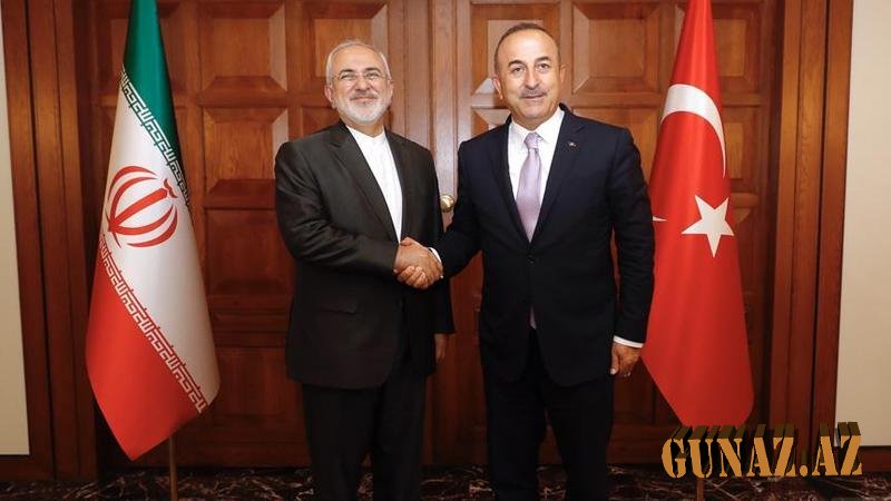 Çavuşoğlu ilə Zərif arasında görüş başladı