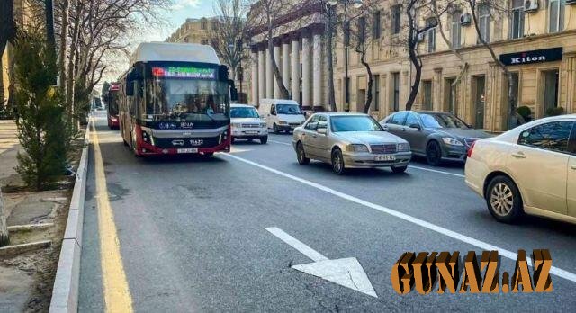 Avtobus zolağına daxil olan sürücülər cərimələnəcəklər - XƏBƏRDARLIQ