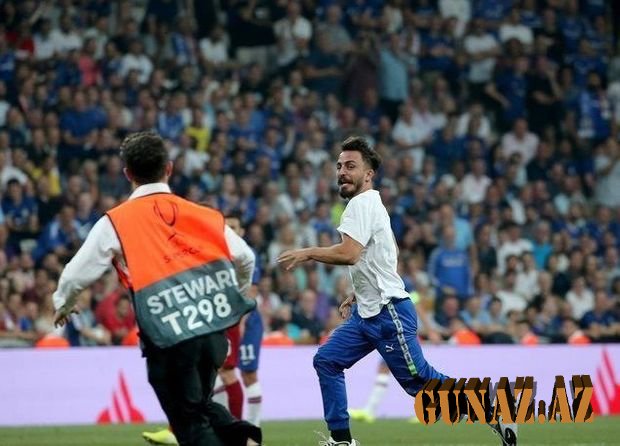 UEFA Superkubokunda meydana çıxan türk azarkeş həbs edildi