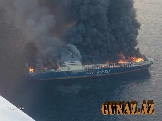 İran gəmisi Aralıq dənizində vuruldu
