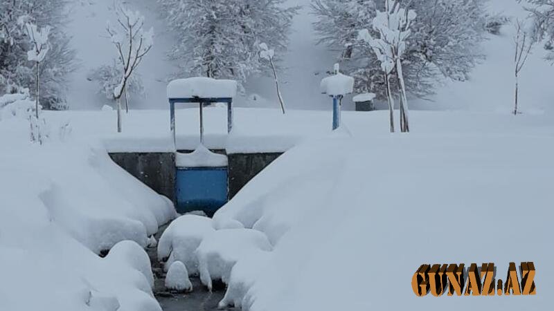 17 dərəcə şaxta oldu, yarım metr qar yağdı - FAKTİKİ HAVA
