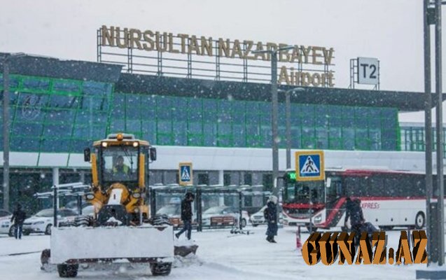 Nur-Sultan hava limanı müvəqqəti bağlandı