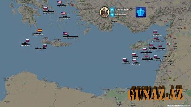 Aralıqda gərginlik: Rus gəmiləri zərbəyə hazırlaşır