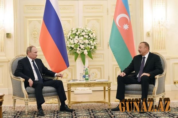 İlham Əliyev Vladimir Putin ilə Qarabağ məsələsini müzakirə edib
