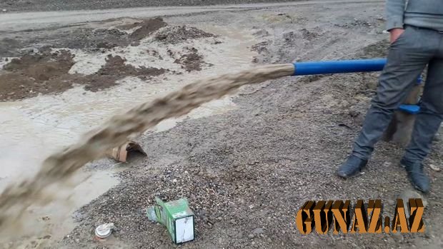 Zaqatalada altı ay əvvəl istifadəyə verilən subartezian quyusu çöküb