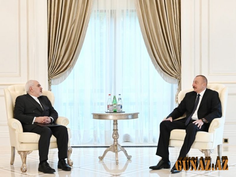 Prezident İlham Əliyev İranın xarici işlər nazirini qəbul edib