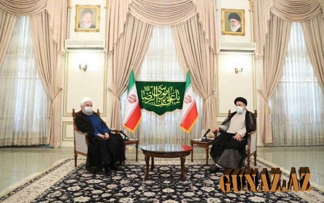 Ruhani yeni seçilən prezidentlə görüşdü