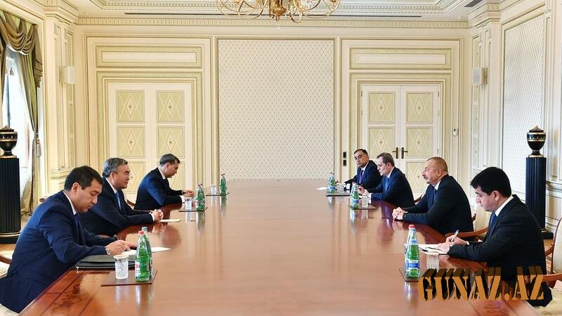Prezident Qazaxıstanın XİN başçılarını qəbul edib