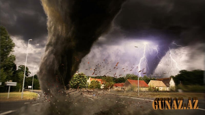 Avropanın mərkəzində qorxunc tornado - ÖLƏNLƏR VAR