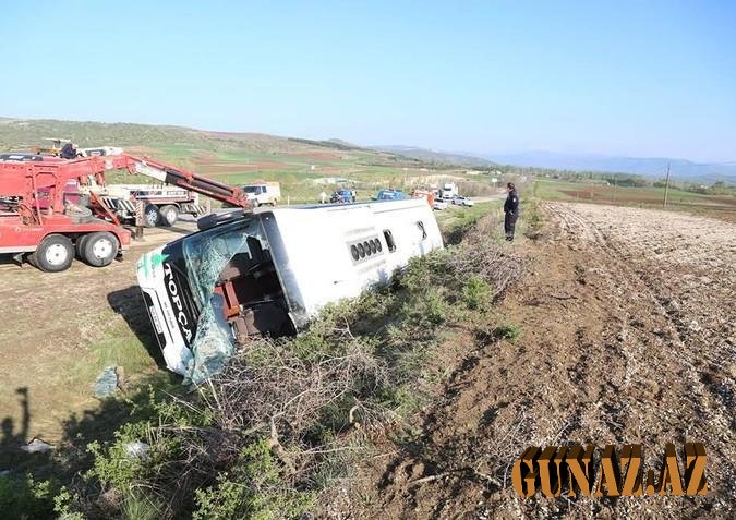 Türkiyədə qəza olub- Yaralananlar var