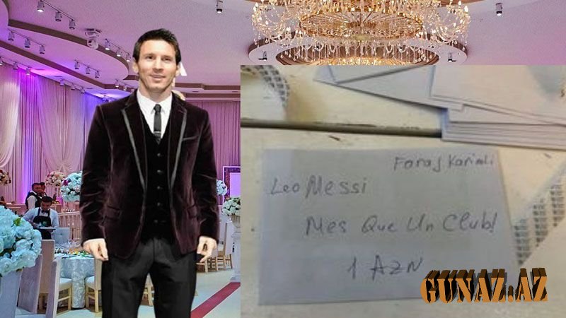 Azərbaycanda Messinin adından toylara pul yazdıran kimdir?