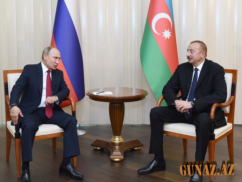 İlham Əliyev ilə Putinin görüşü başladı