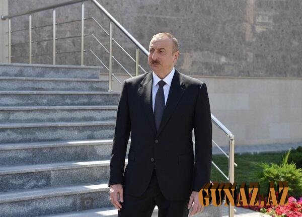 İlham Əliyev açılışda iştirak edib